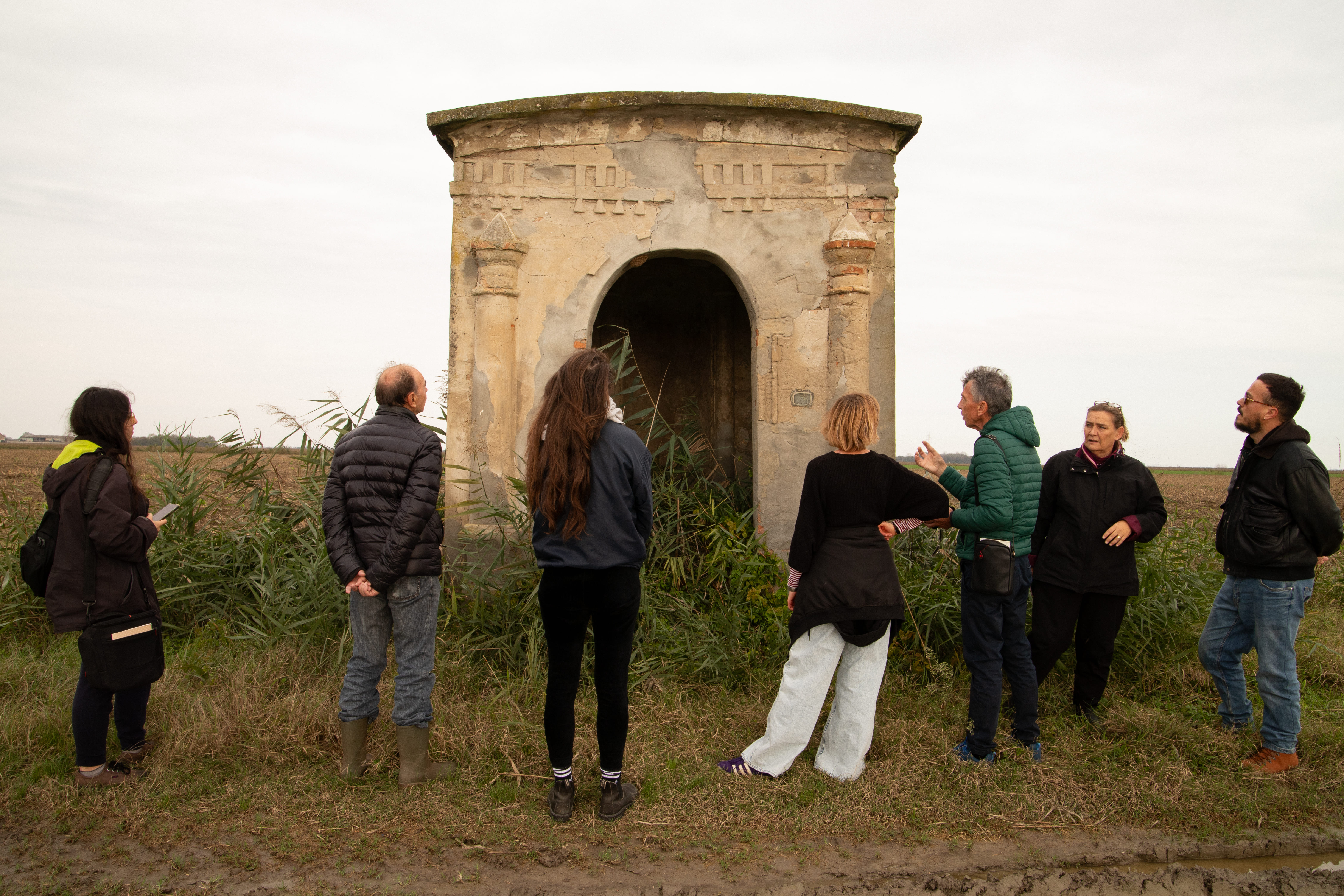 Sedimenta_sopralluogo del team di progetto_Ca Cappellino